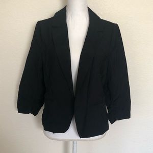 Candie's Black Open Blazer